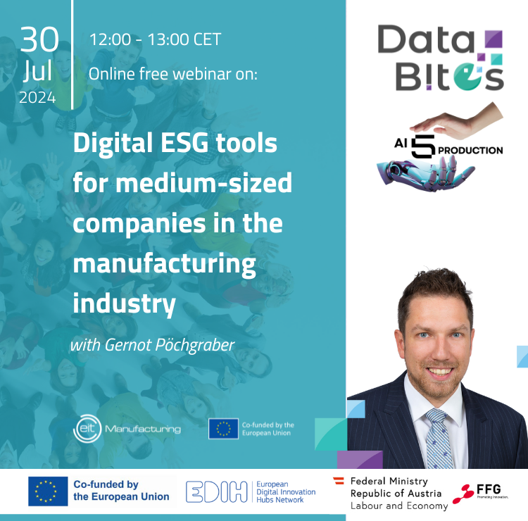 #DataBites: Digital ESG tools for medium-sized companies in the manufacturing industry